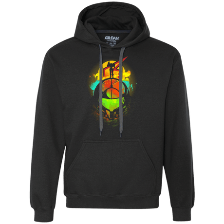Sweatshirts Black / Small Face of Metroid Premium Fleece Hoodie