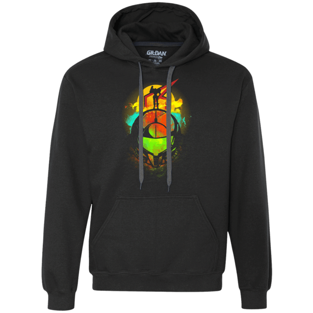 Sweatshirts Black / Small Face of Metroid Premium Fleece Hoodie