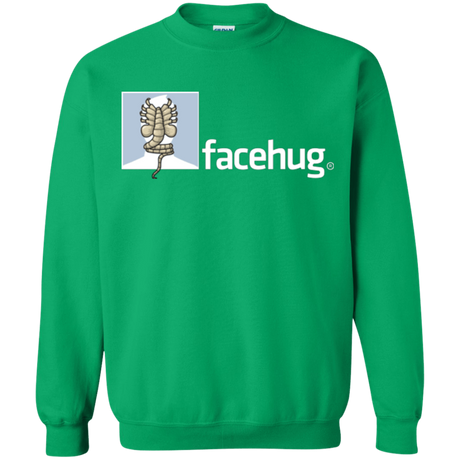 Sweatshirts Irish Green / Small FACEHUG Crewneck Sweatshirt