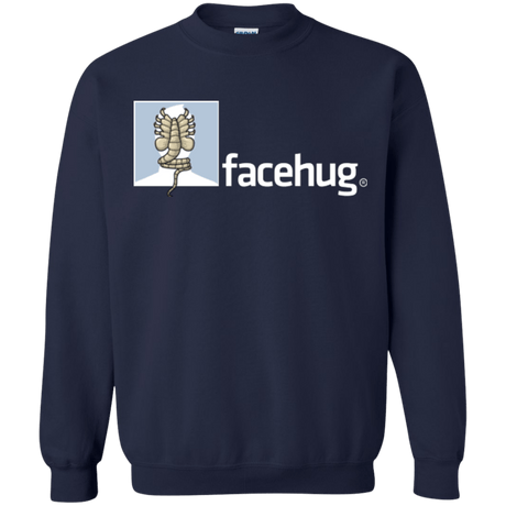 Sweatshirts Navy / Small FACEHUG Crewneck Sweatshirt