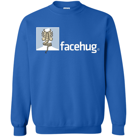 Sweatshirts Royal / Small FACEHUG Crewneck Sweatshirt