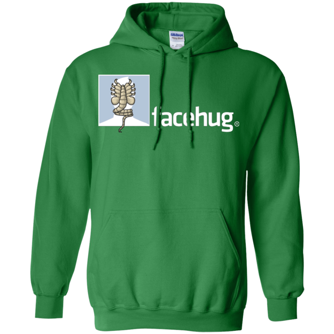 Sweatshirts Irish Green / Small FACEHUG Pullover Hoodie