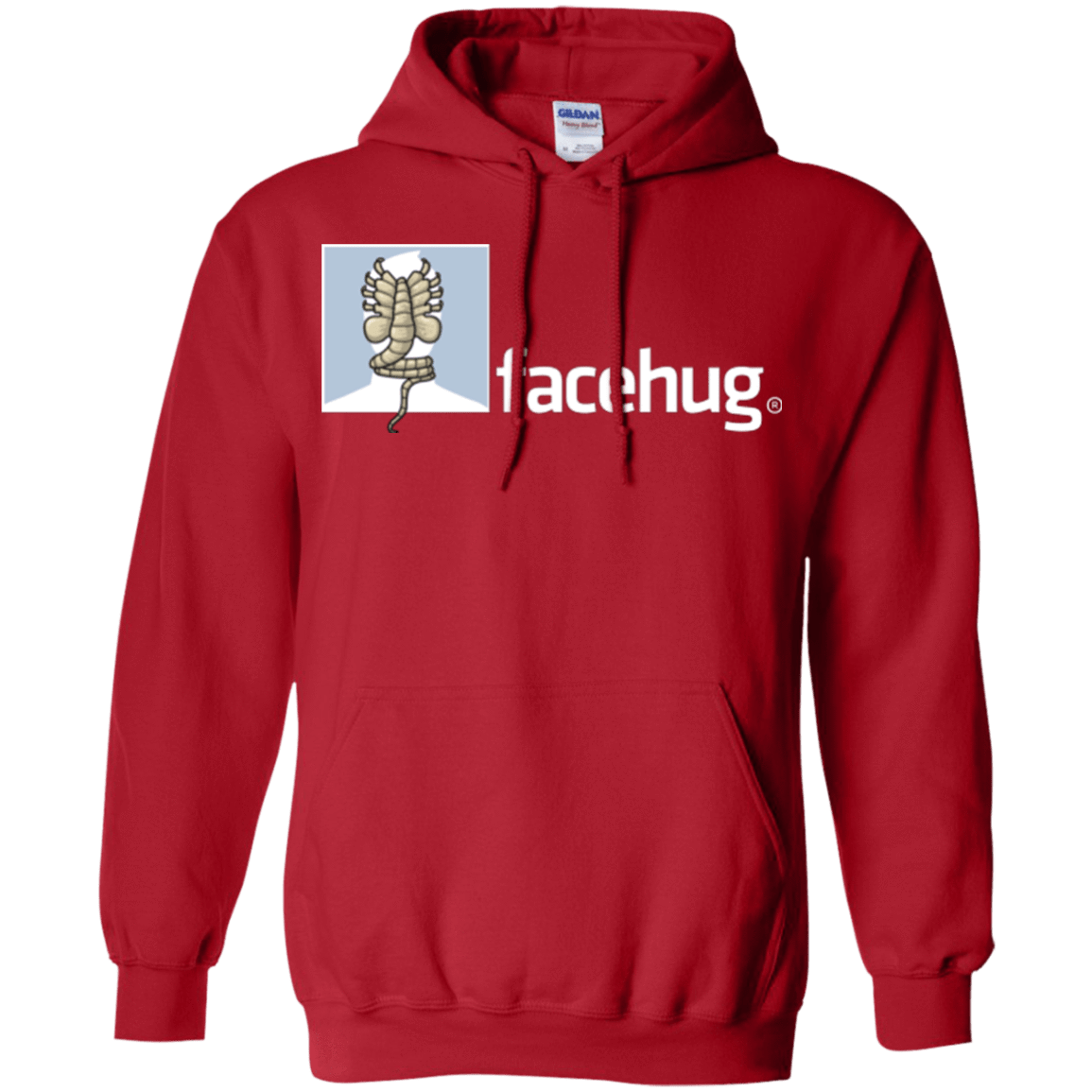 Sweatshirts Red / Small FACEHUG Pullover Hoodie