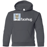 Sweatshirts Charcoal / YS FACEHUG Youth Hoodie