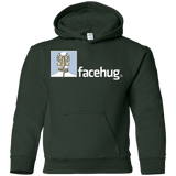 Sweatshirts Forest Green / YS FACEHUG Youth Hoodie