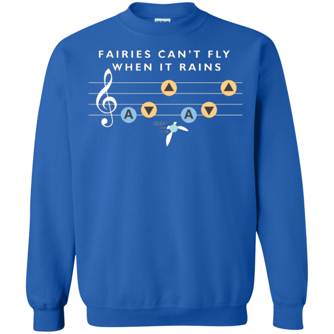 Sweatshirts Royal / Small Fairies Can't Fly When It Rains Crewneck Sweatshirt