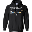 Sweatshirts Black / Small Fairies Can't Fly When It Rains Pullover Hoodie