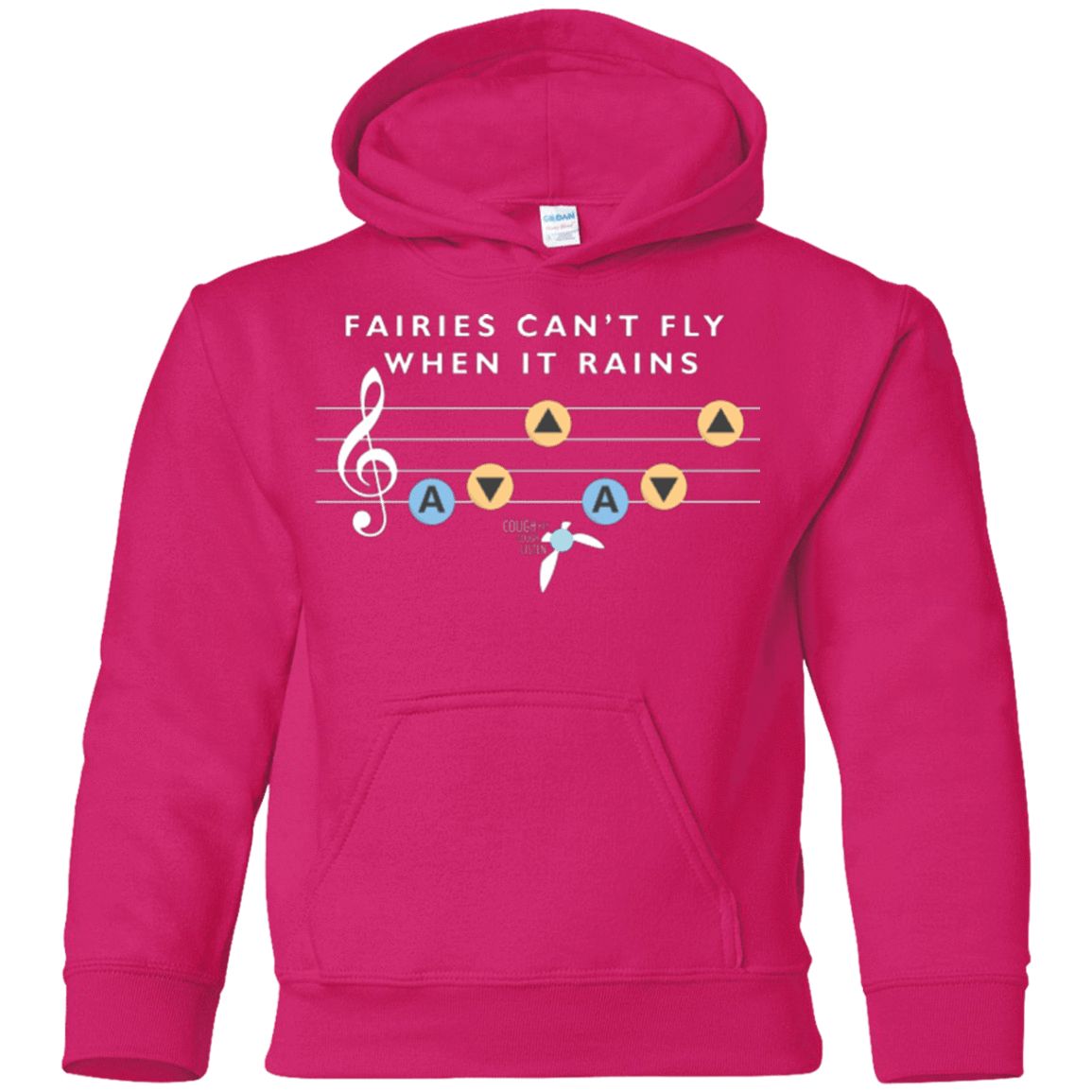 Sweatshirts Heliconia / YS Fairies Can't Fly When It Rains Youth Hoodie