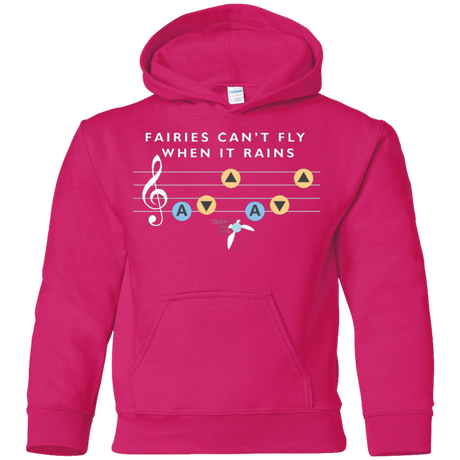 Sweatshirts Heliconia / YS Fairies Can't Fly When It Rains Youth Hoodie