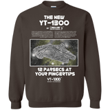 Sweatshirts Dark Chocolate / Small Falcon YT-3000 Crewneck Sweatshirt