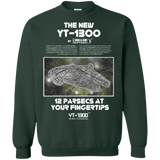 Sweatshirts Forest Green / Small Falcon YT-3000 Crewneck Sweatshirt