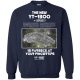 Sweatshirts Navy / Small Falcon YT-3000 Crewneck Sweatshirt