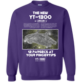 Sweatshirts Purple / Small Falcon YT-3000 Crewneck Sweatshirt