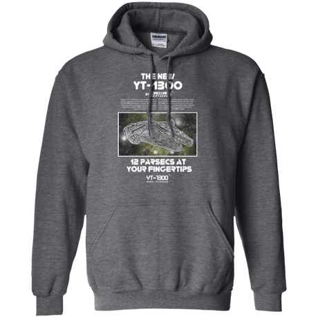 Sweatshirts Dark Heather / Small Falcon YT-3000 Pullover Hoodie