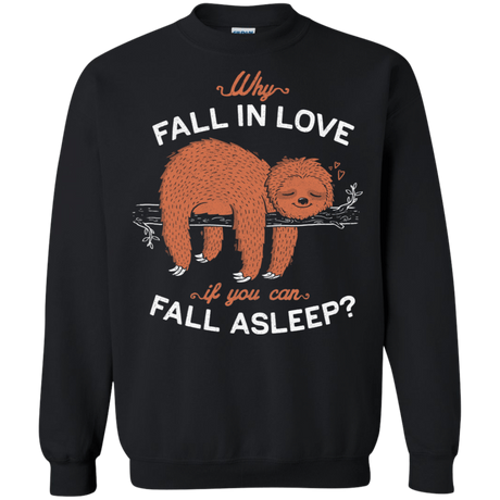 Sweatshirts Black / S Fall Asleep Crewneck Sweatshirt