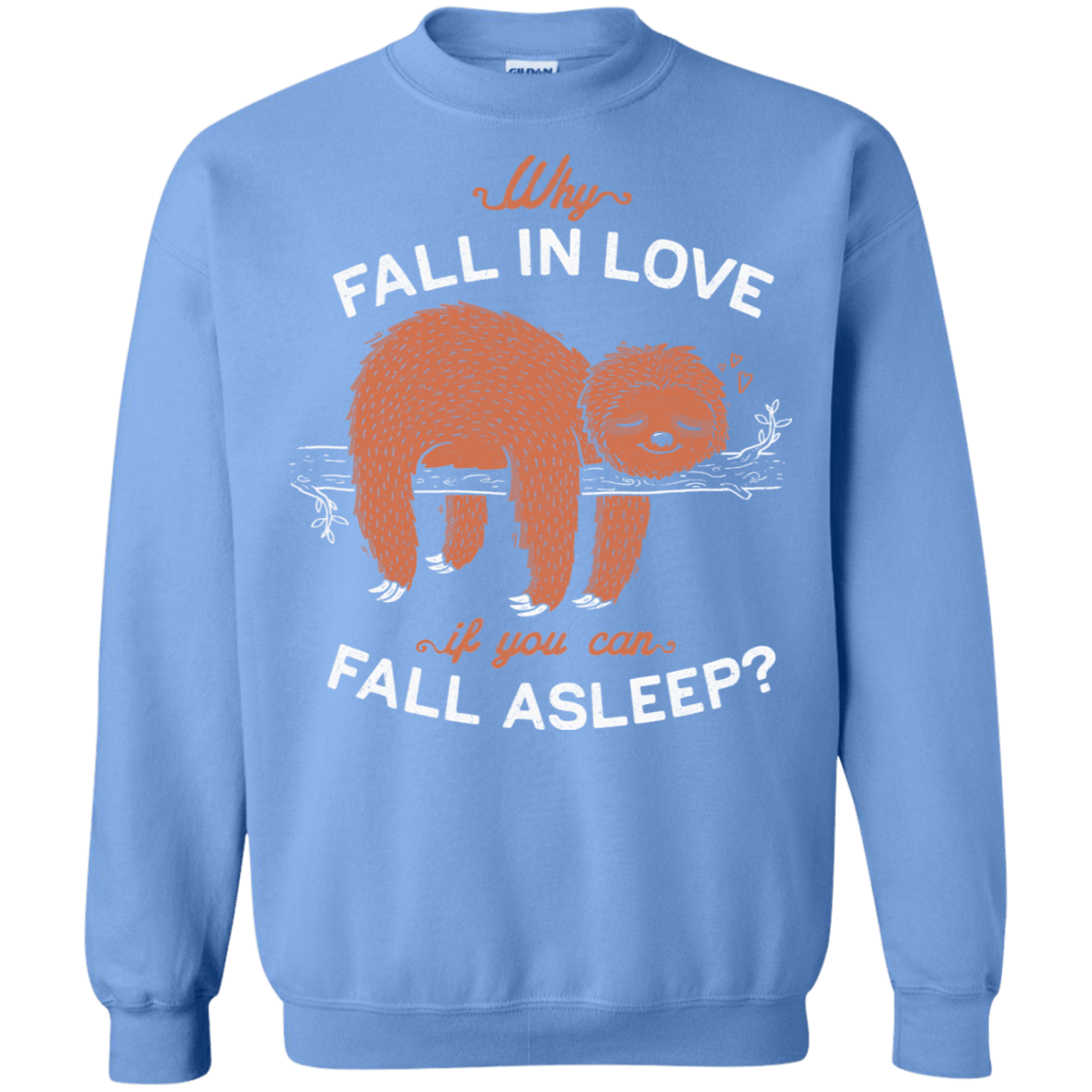 Sweatshirts Carolina Blue / S Fall Asleep Crewneck Sweatshirt