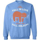 Sweatshirts Carolina Blue / S Fall Asleep Crewneck Sweatshirt
