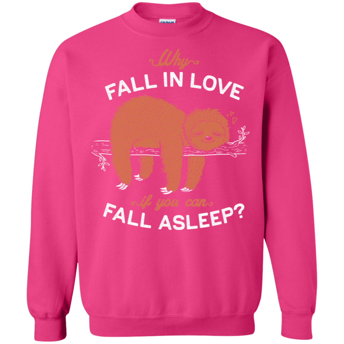 Sweatshirts Heliconia / S Fall Asleep Crewneck Sweatshirt