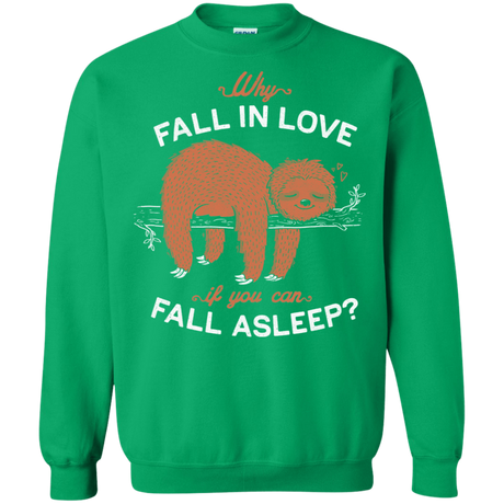 Sweatshirts Irish Green / S Fall Asleep Crewneck Sweatshirt