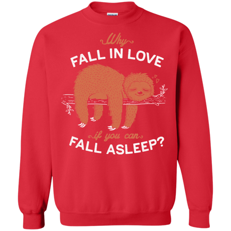 Sweatshirts Red / S Fall Asleep Crewneck Sweatshirt