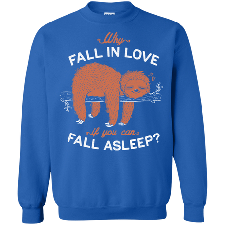 Sweatshirts Royal / S Fall Asleep Crewneck Sweatshirt