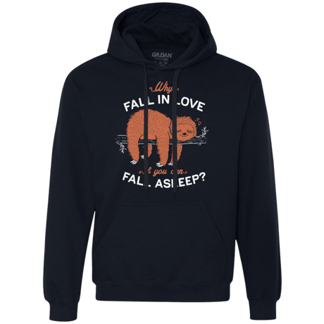 Sweatshirts Navy / S Fall Asleep Premium Fleece Hoodie