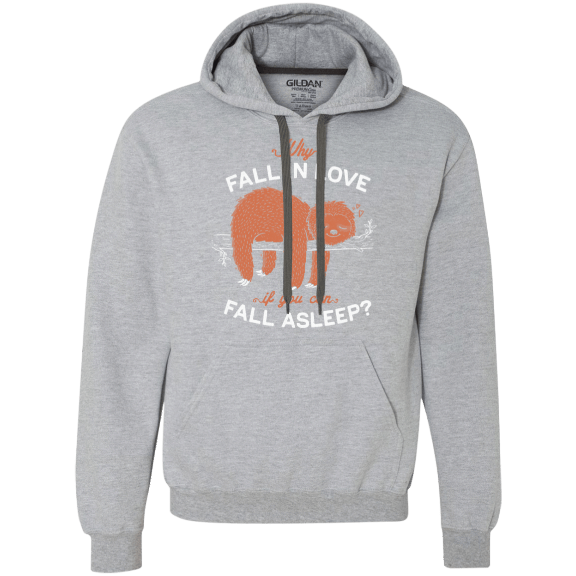 Sweatshirts Sport Grey / L Fall Asleep Premium Fleece Hoodie