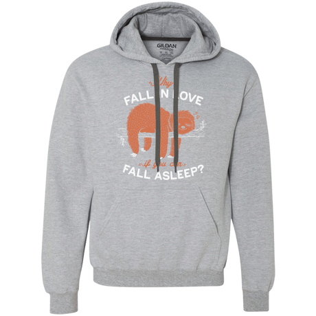 Sweatshirts Sport Grey / L Fall Asleep Premium Fleece Hoodie