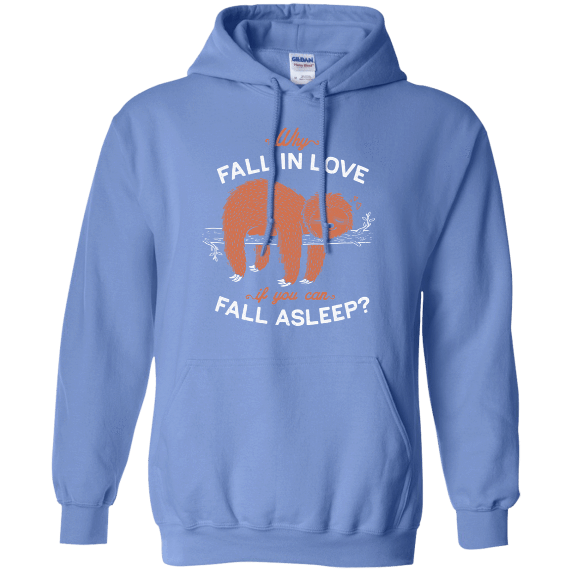 Sweatshirts Carolina Blue / S Fall Asleep Pullover Hoodie