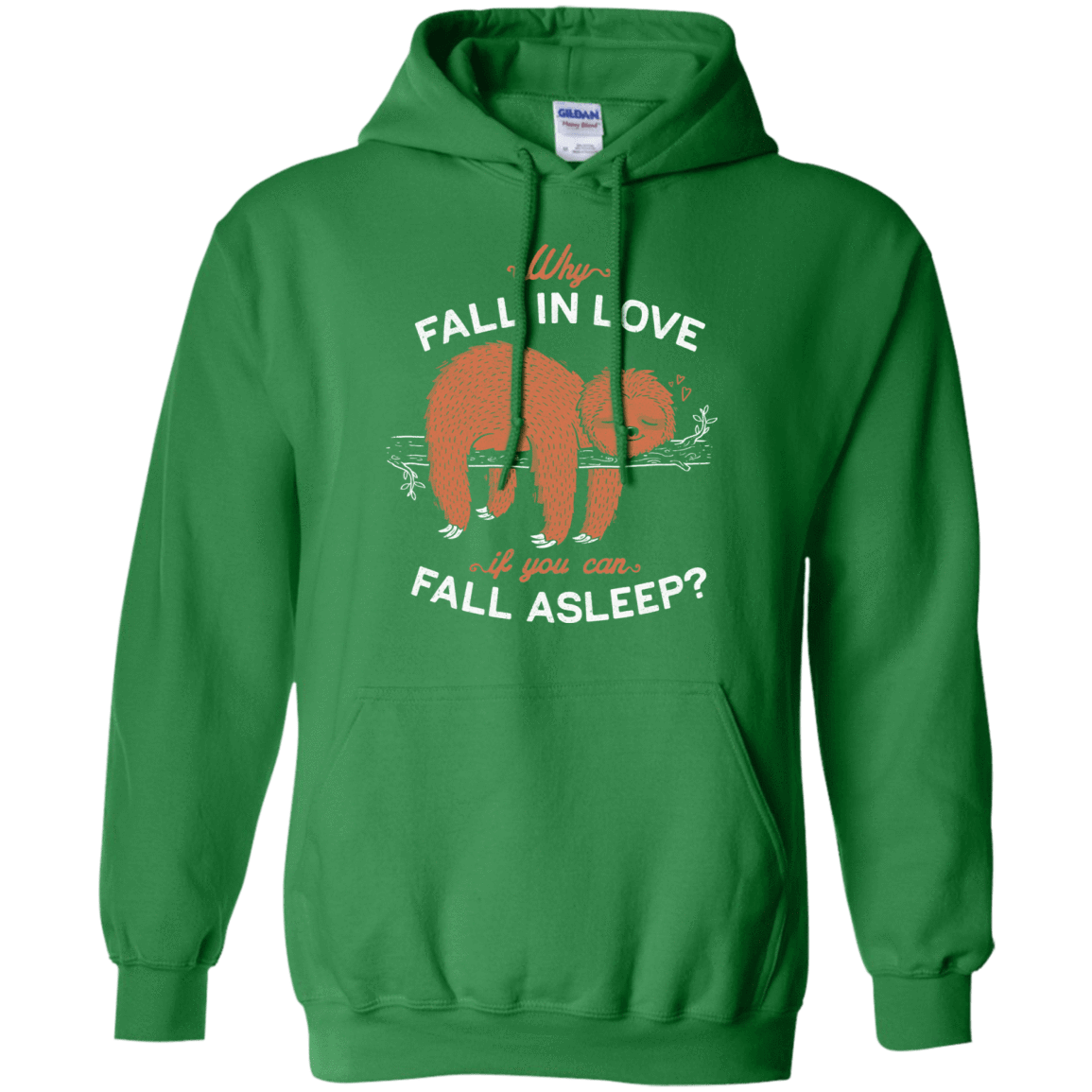 Sweatshirts Irish Green / S Fall Asleep Pullover Hoodie