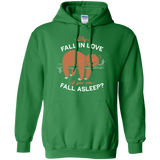 Sweatshirts Irish Green / S Fall Asleep Pullover Hoodie