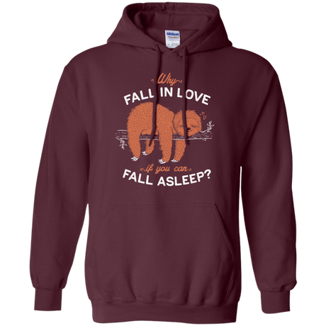 Sweatshirts Maroon / S Fall Asleep Pullover Hoodie