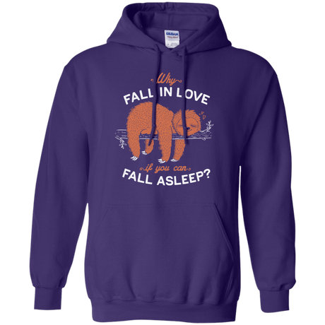 Sweatshirts Purple / S Fall Asleep Pullover Hoodie