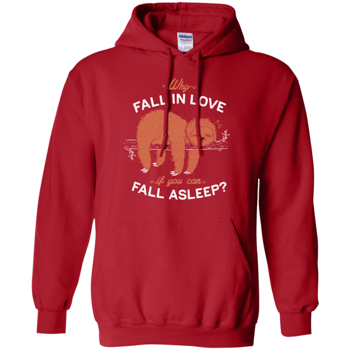 Sweatshirts Red / S Fall Asleep Pullover Hoodie