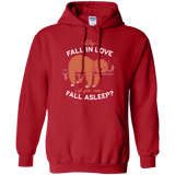 Sweatshirts Red / S Fall Asleep Pullover Hoodie