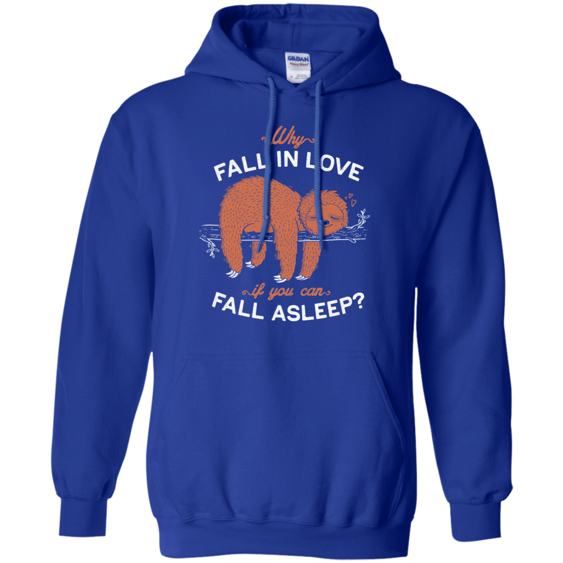 Sweatshirts Royal / S Fall Asleep Pullover Hoodie