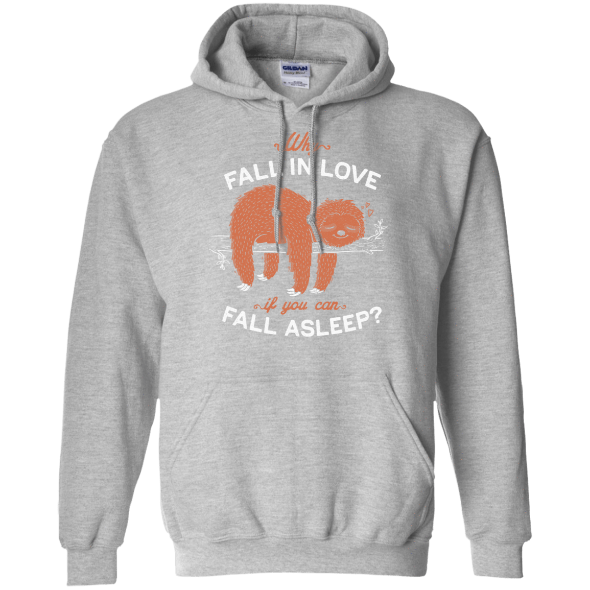 Sweatshirts Sport Grey / S Fall Asleep Pullover Hoodie