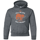 Sweatshirts Dark Heather / YS Fall Asleep Youth Hoodie