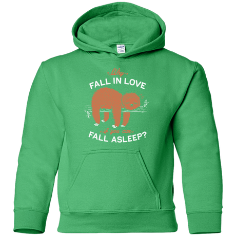 Sweatshirts Irish Green / YS Fall Asleep Youth Hoodie