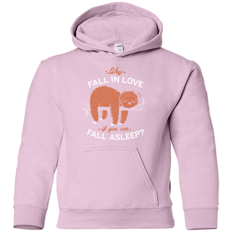 Sweatshirts Light Pink / YS Fall Asleep Youth Hoodie