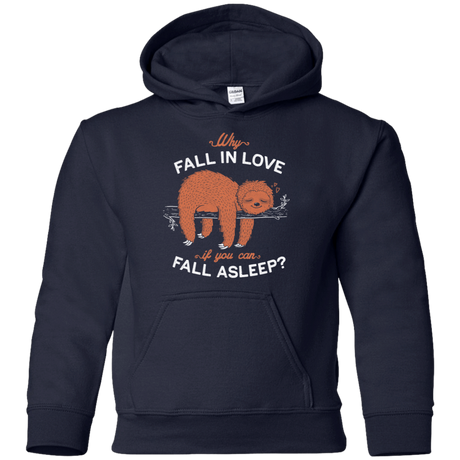 Sweatshirts Navy / YS Fall Asleep Youth Hoodie