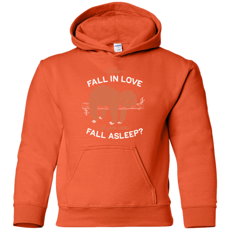 Sweatshirts Orange / YS Fall Asleep Youth Hoodie