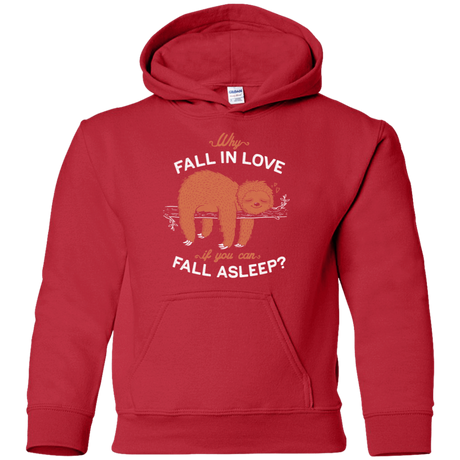 Sweatshirts Red / YS Fall Asleep Youth Hoodie