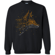 Sweatshirts Black / S Falling in Leaves Crewneck Sweatshirt