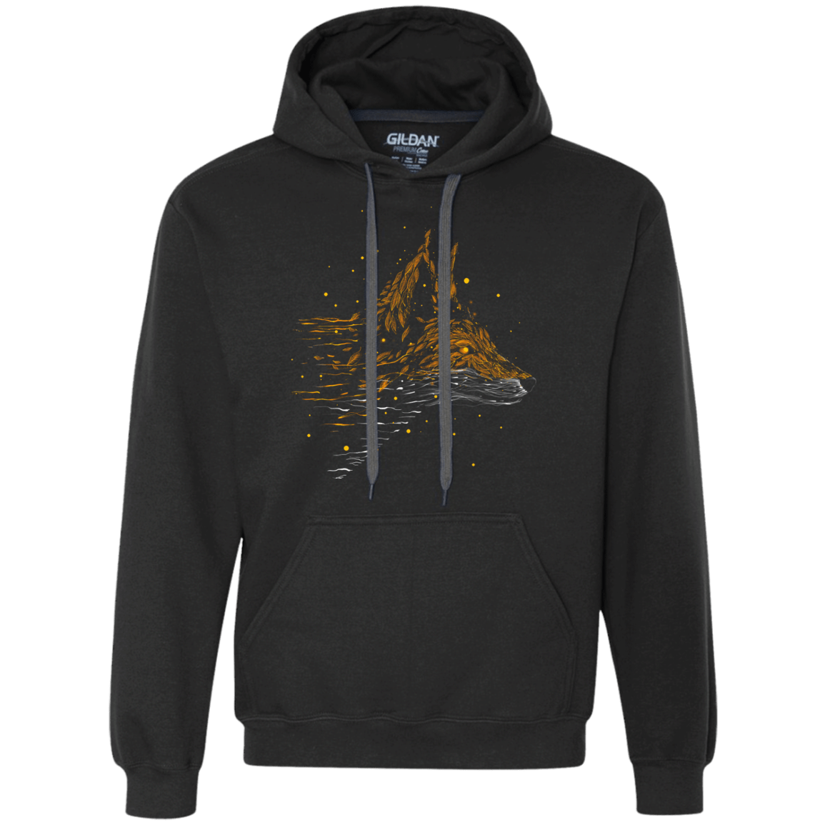 Sweatshirts Black / S Falling in Leaves Premium Fleece Hoodie