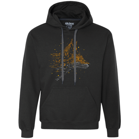 Sweatshirts Black / S Falling in Leaves Premium Fleece Hoodie