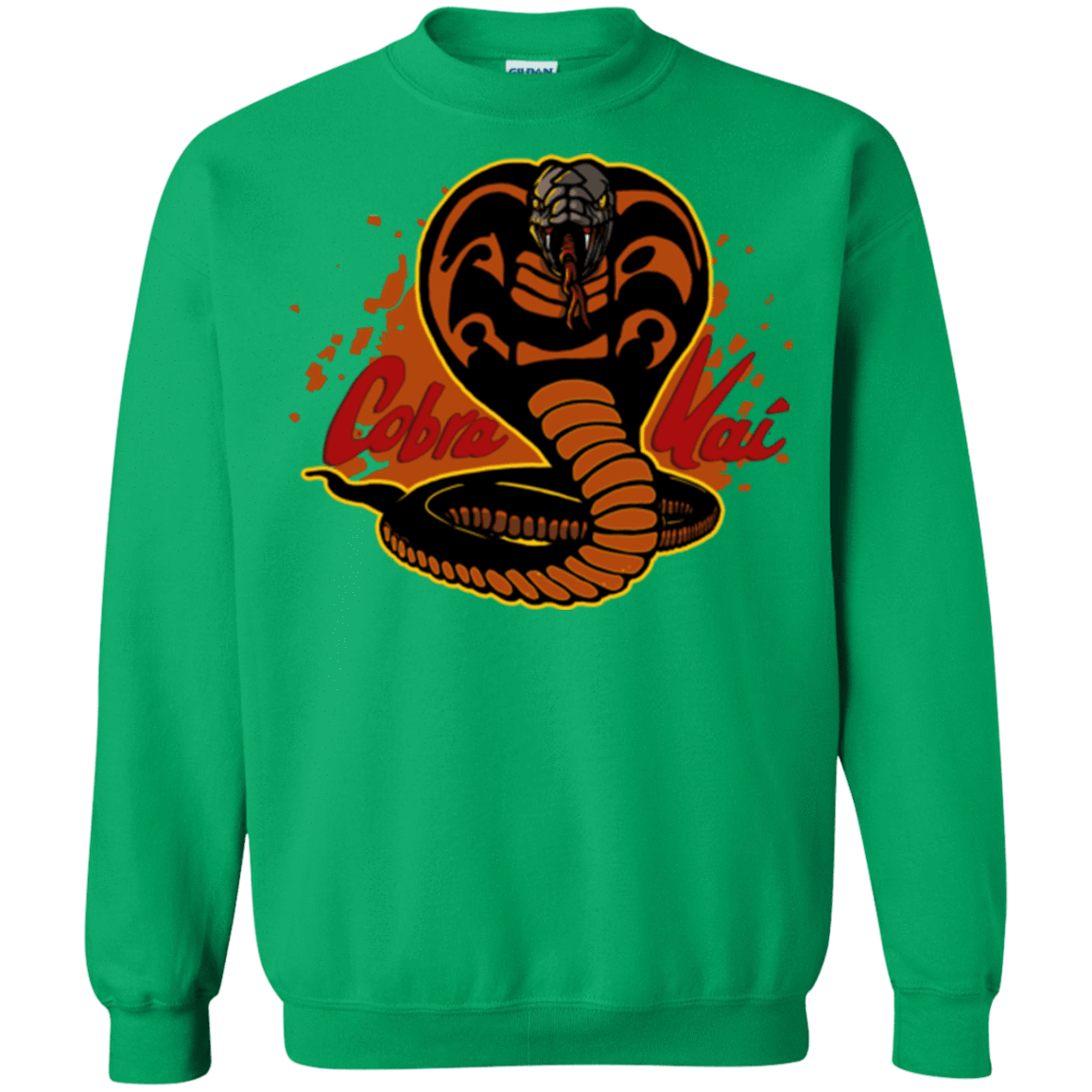 Sweatshirts Irish Green / S Familiar Reptile Crewneck Sweatshirt