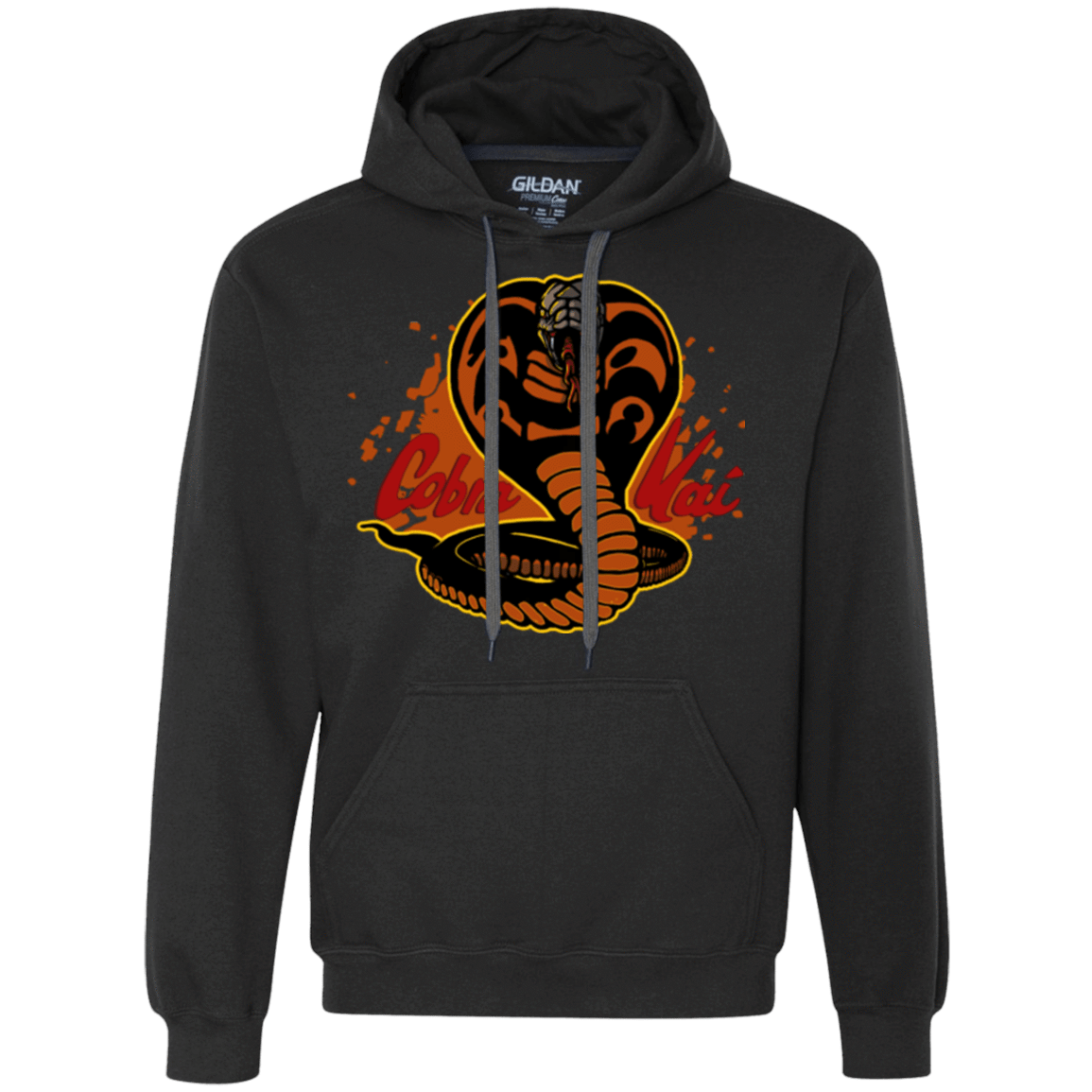 Sweatshirts Black / S Familiar Reptile Premium Fleece Hoodie