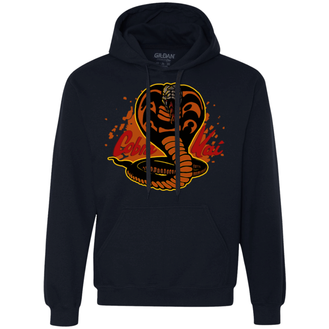 Sweatshirts Navy / S Familiar Reptile Premium Fleece Hoodie
