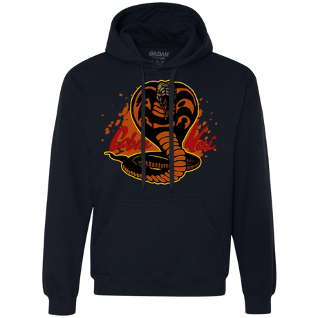 Sweatshirts Navy / S Familiar Reptile Premium Fleece Hoodie